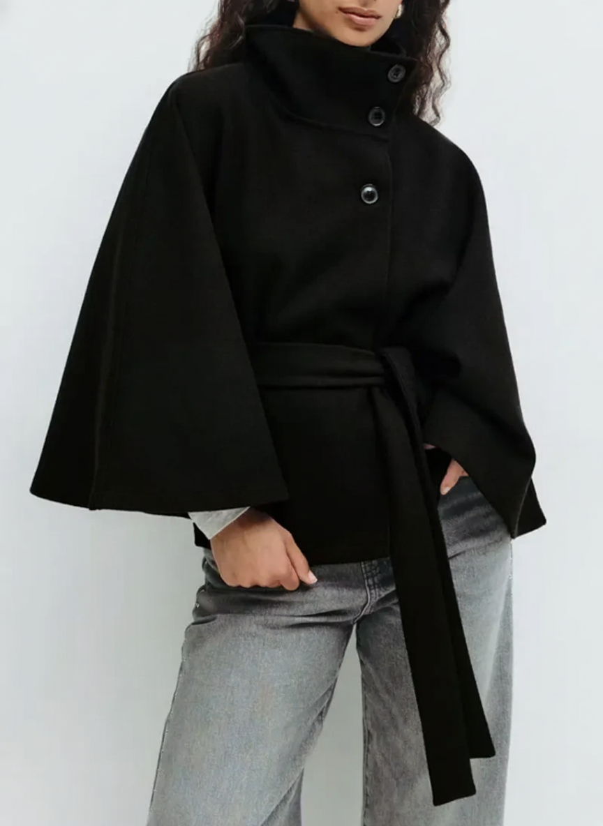Manteau Femme Chic d’Hiver avec Ceinture