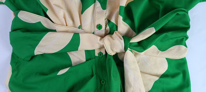 Robe Chemise Femme Longue Imprimée Taille Haute