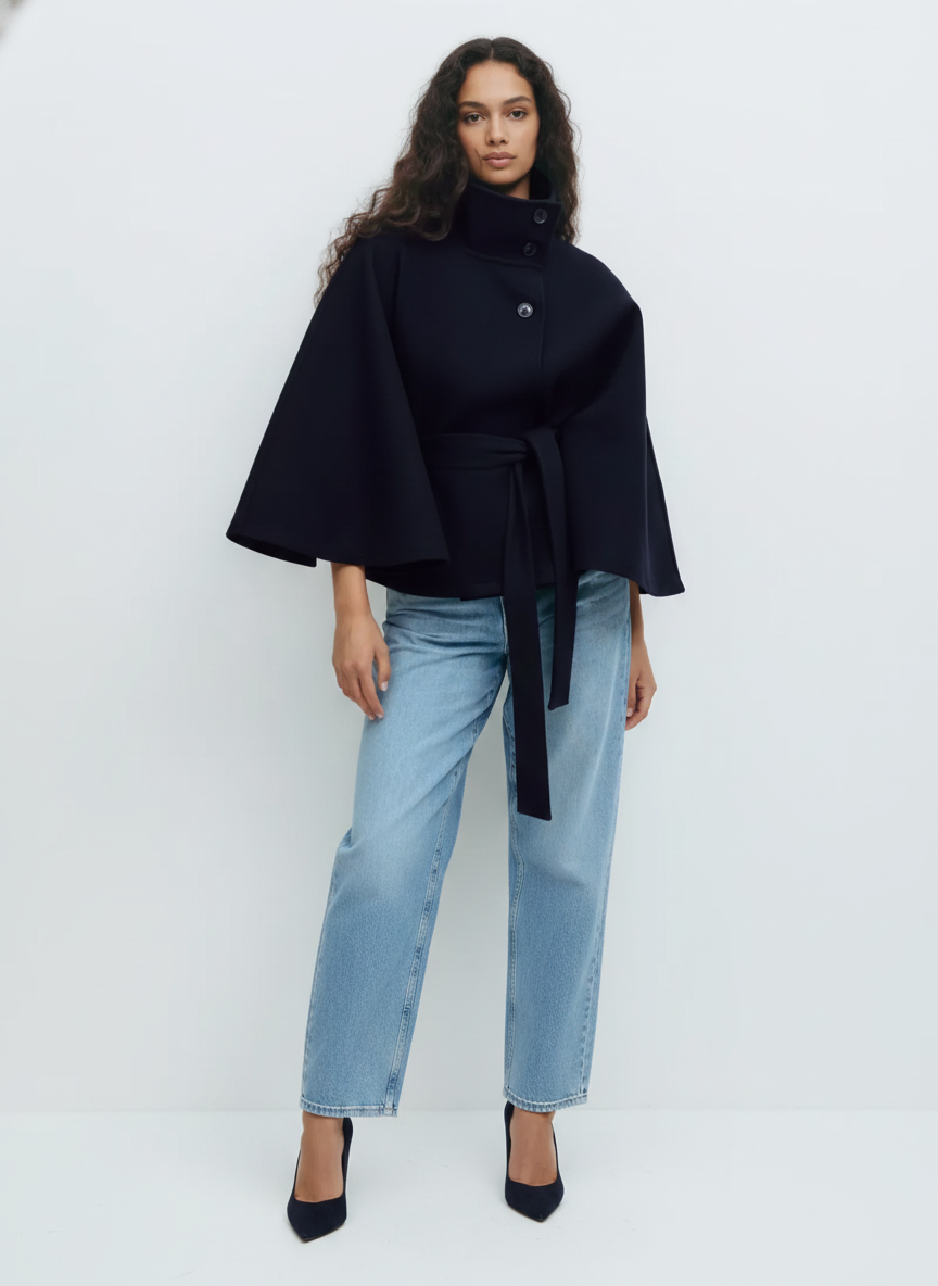 Manteau Femme Chic d’Hiver avec Ceinture