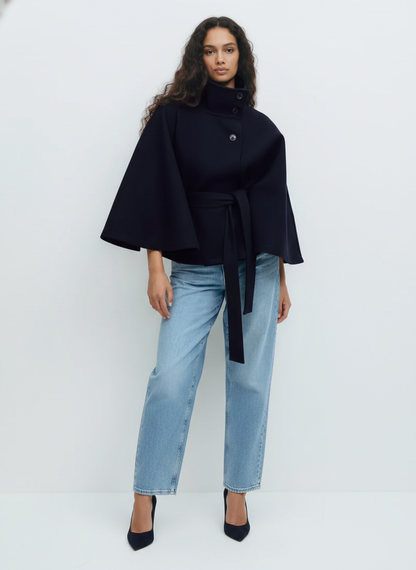 Manteau Femme Chic d’Hiver avec Ceinture