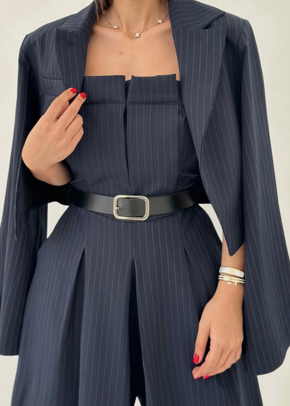 Manteau Femme Chic d’Hiver avec Ceinture